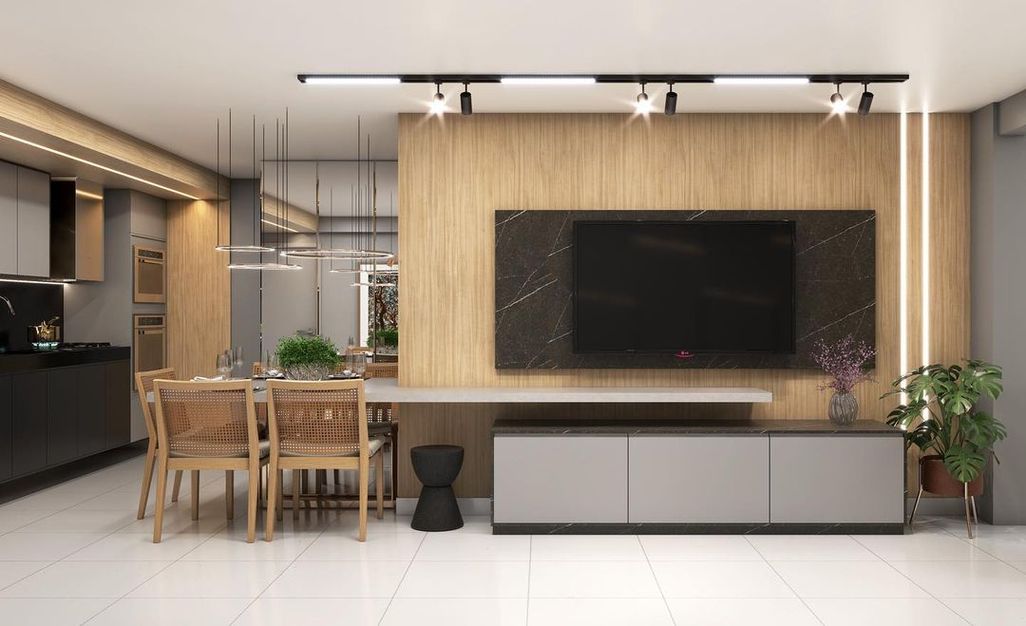 Cozinha Americana com Sala Integrada - Decoração Fácil