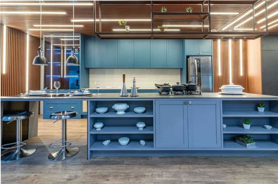 Cozinha Americana com Sala Integrada. Robson Figueiredo 