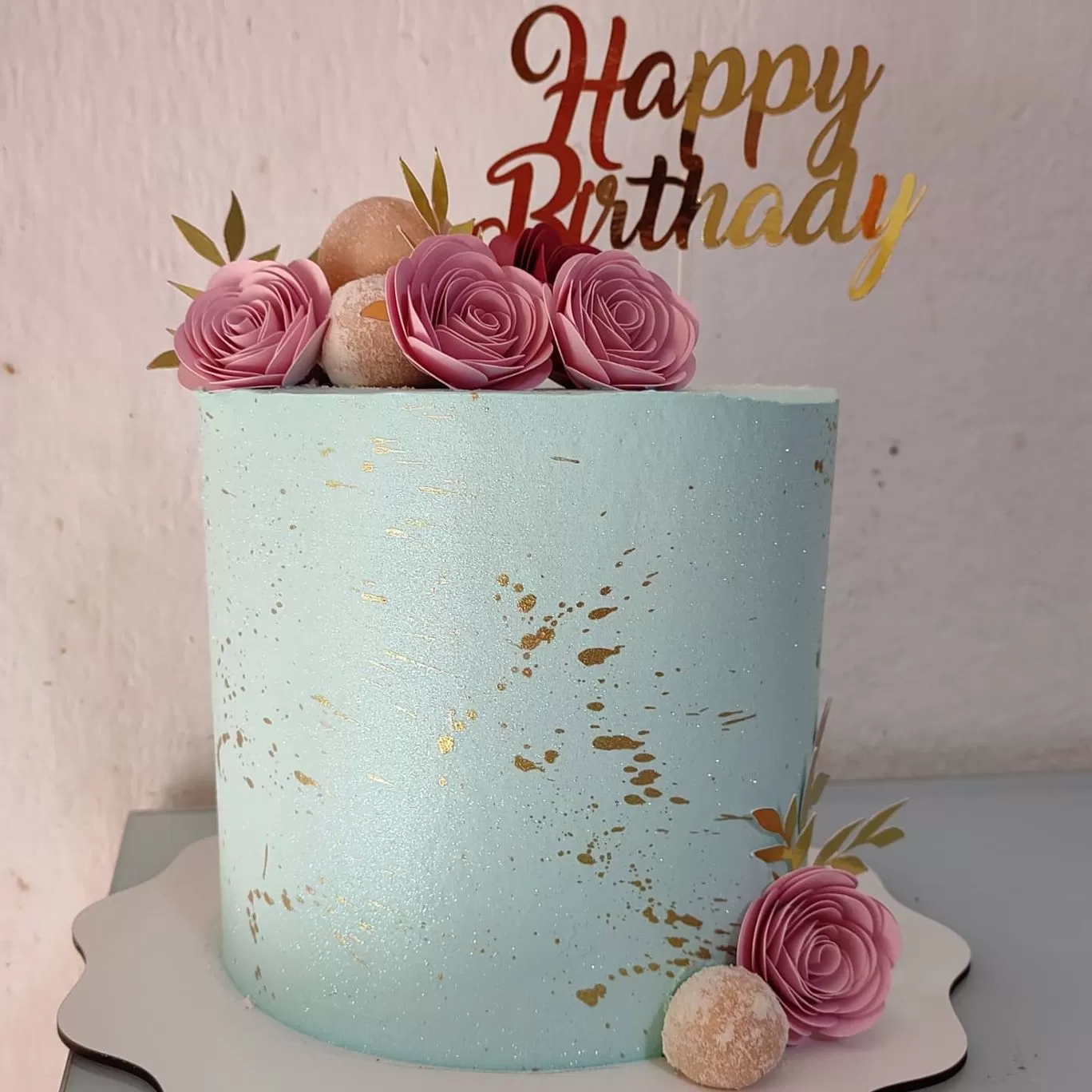 Decoração de Bolo de Aniversário Feminino - Decoração Fácil