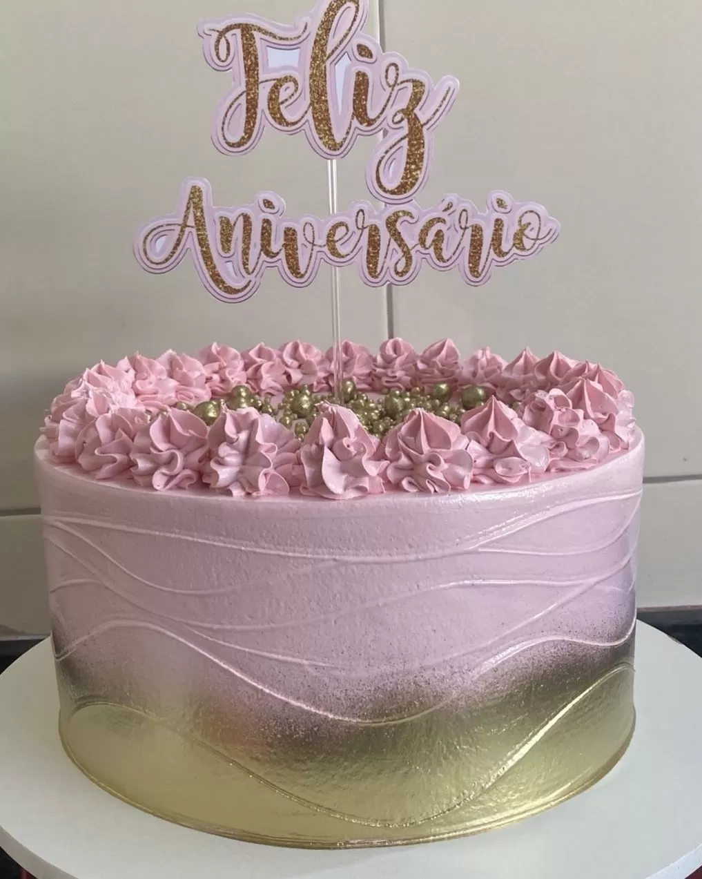 Decoração de Bolo de Aniversário Feminino - Decoração Fácil