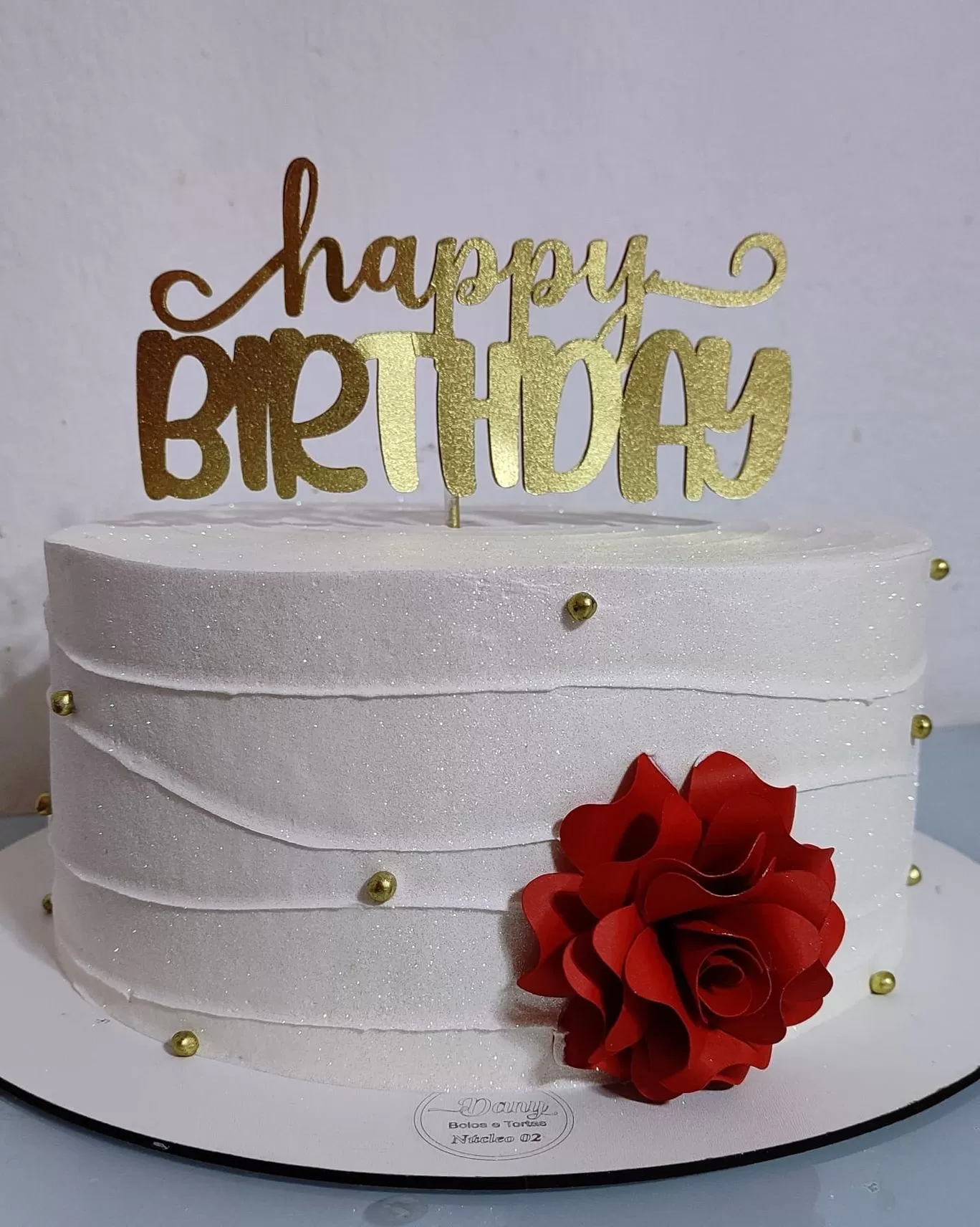 Decoração de Bolo de Aniversário Feminino - Decoração Fácil