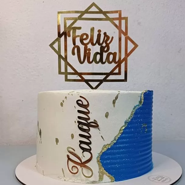 Decoração de Bolo de Aniversário Masculino - Decoração Fácil