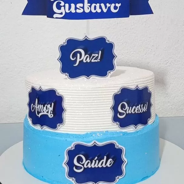 Bolo Personalizado Para Homem  Bolos de aniversário para homens