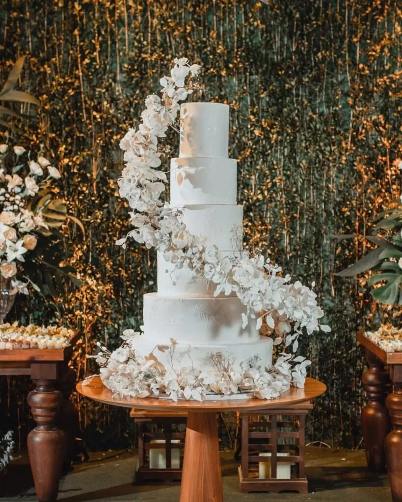 40 Modelos de Bolo de Casamento. Clássico