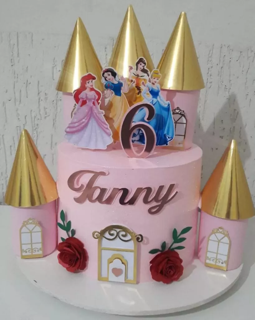 Bolo de Aniversário Infantil Feminino - Decoração Fácil