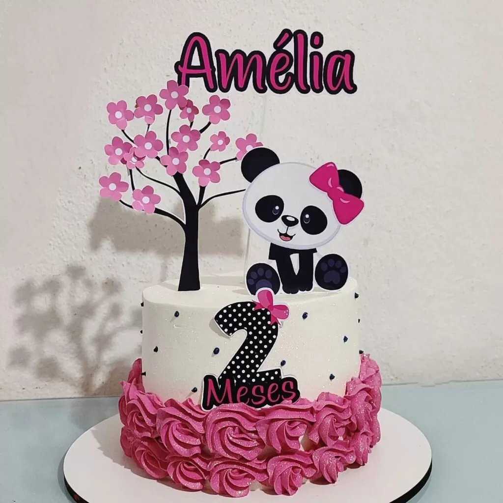 Bolo de Aniversário Infantil Feminino - Decoração Fácil